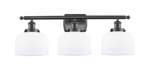 Bell - 3 Light - 28 inch - Matte Black - Bath Vanity Light (3442|916-3W-BK-G71-LED)