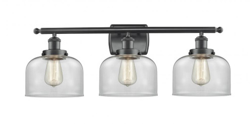 Bell - 3 Light - 28 inch - Matte Black - Bath Vanity Light (3442|916-3W-BK-G72)