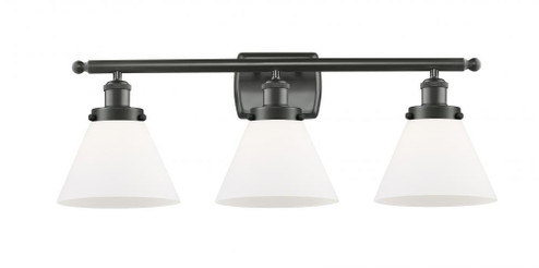 Cone - 3 Light - 28 inch - Oil Rubbed Bronze - Bath Vanity Light (3442|916-3W-OB-G41-LED)
