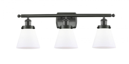 Cone - 3 Light - 26 inch - Oil Rubbed Bronze - Bath Vanity Light (3442|916-3W-OB-G61-LED)