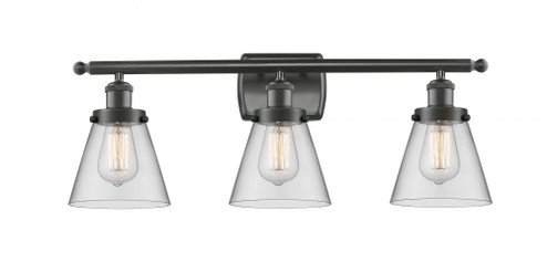 Cone - 3 Light - 26 inch - Oil Rubbed Bronze - Bath Vanity Light (3442|916-3W-OB-G62)