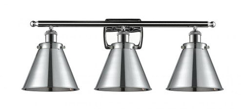 Appalachian - 3 Light - 26 inch - Polished Chrome - Bath Vanity Light (3442|916-3W-PC-M13-PC)