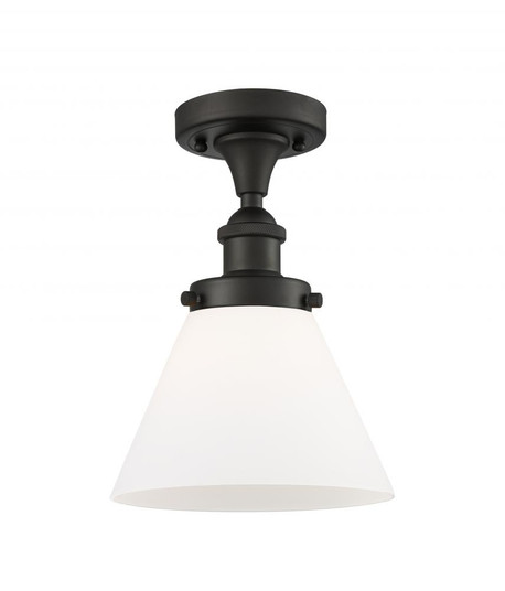 Cone - 1 Light - 8 inch - Oil Rubbed Bronze - Semi-Flush Mount (3442|916-1C-OB-G41-LED)