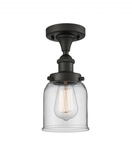 Bell - 1 Light - 5 inch - Oil Rubbed Bronze - Semi-Flush Mount (3442|916-1C-OB-G52-LED)