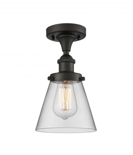 Cone - 1 Light - 6 inch - Oil Rubbed Bronze - Semi-Flush Mount (3442|916-1C-OB-G62-LED)