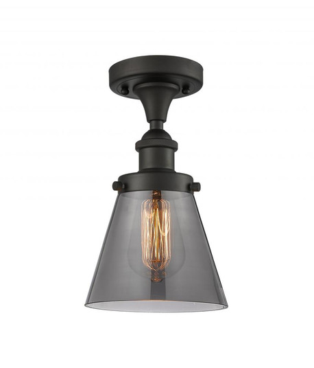 Cone - 1 Light - 6 inch - Oil Rubbed Bronze - Semi-Flush Mount (3442|916-1C-OB-G63-LED)