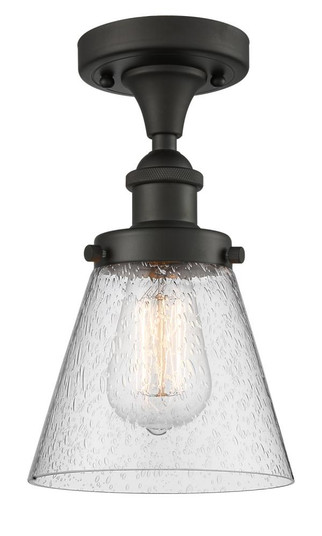 Cone - 1 Light - 6 inch - Oil Rubbed Bronze - Semi-Flush Mount (3442|916-1C-OB-G64-LED)