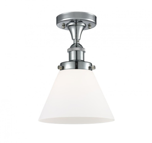 Cone - 1 Light - 8 inch - Polished Chrome - Semi-Flush Mount (3442|916-1C-PC-G41-LED)