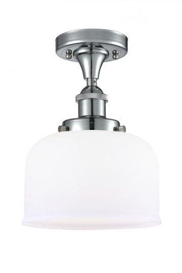Bell - 1 Light - 8 inch - Polished Chrome - Semi-Flush Mount (3442|916-1C-PC-G71)