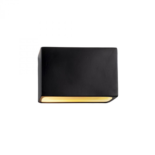 Small ADA Wide Rectangle LED Wall Sconce - Open Top & Bottom (254|CER-5645-CRB-LED1-1000)