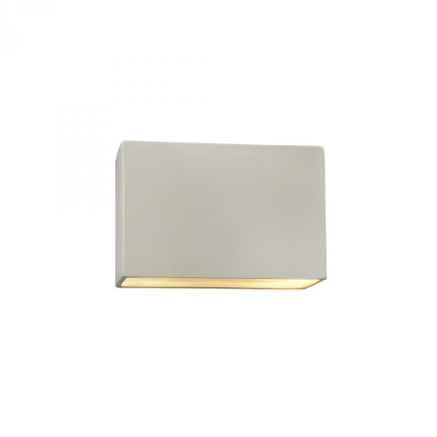 Small ADA Wide Rectangle LED Wall Sconce - Open Top & Bottom (254|CER-5645-MAT-LED1-1000)