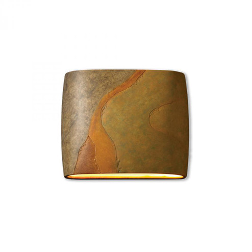 Wide ADA Oval LED Wall Sconce - Closed Top (254|CER-8850-SLTR-LED2-2000)