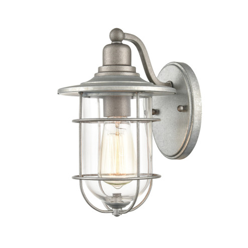 1-Light Outdoor Wall Sconce Galvanized (670|2911-GA)