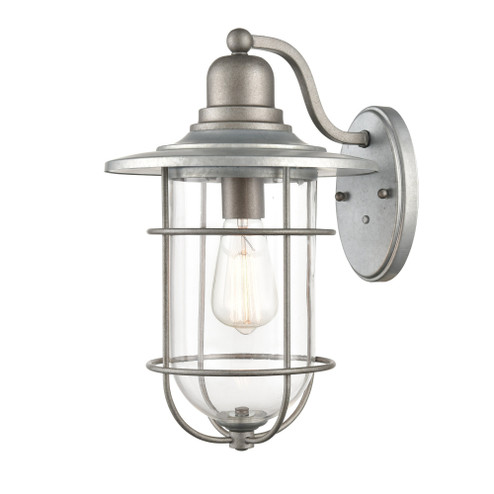 1-Light Outdoor Wall Sconce Galvanized (670|2931-GA)
