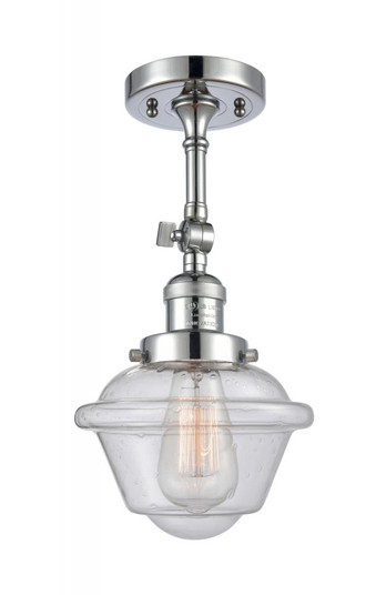 Oxford - 1 Light - 7 inch - Polished Chrome - Adjustable Semi-Flush Mount (3442|201F-PC-G534)