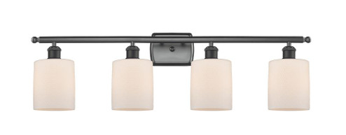 Cobbleskill - 4 Light - 35 inch - Matte Black - Bath Vanity Light (3442|516-4W-BK-G111)