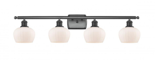 Fenton - 4 Light - 37 inch - Matte Black - Bath Vanity Light (3442|516-4W-BK-G91-LED)