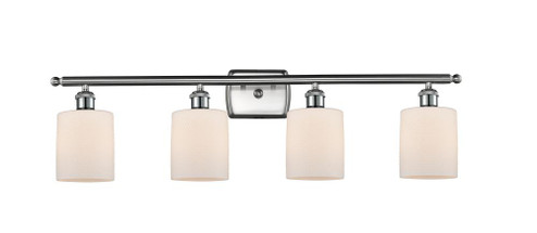 Cobbleskill - 4 Light - 35 inch - Brushed Satin Nickel - Bath Vanity Light (3442|516-4W-SN-G111-LED)