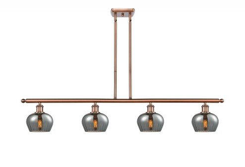 Fenton - 4 Light - 48 inch - Antique Copper - Stem hung - Island Light (3442|516-4I-AC-G93)