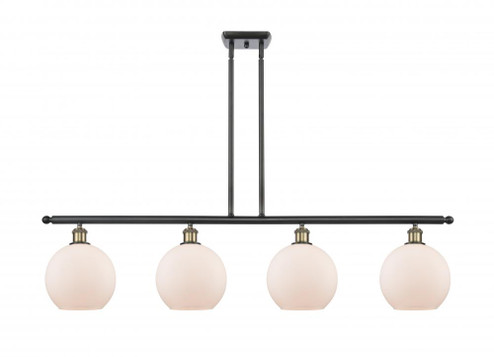 Athens - 4 Light - 48 inch - Black Antique Brass - Stem hung - Island Light (3442|516-4I-BAB-G121-LED)