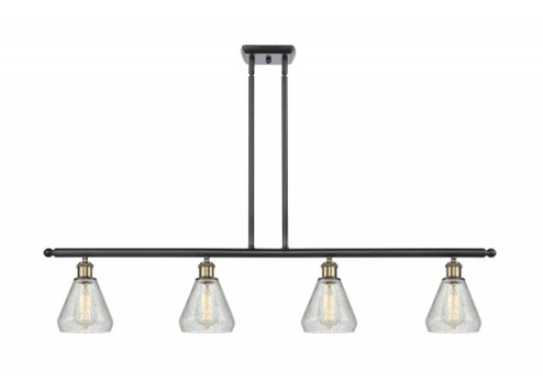 Conesus - 4 Light - 48 inch - Black Antique Brass - Stem hung - Island Light (3442|516-4I-BAB-G275-LED)