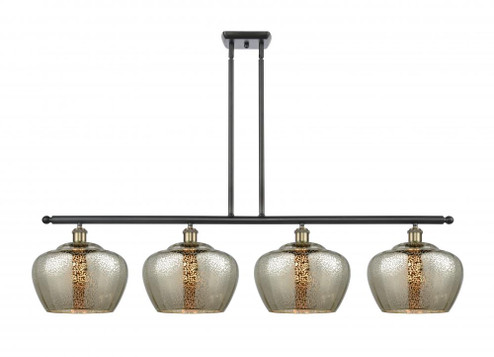 Fenton - 4 Light - 49 inch - Black Antique Brass - Stem hung - Island Light (3442|516-4I-BAB-G96-L-LED)