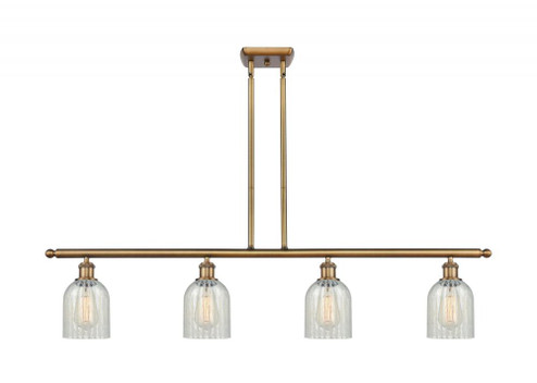 Caledonia - 4 Light - 48 inch - Brushed Brass - Cord hung - Island Light (3442|516-4I-BB-G2511-LED)