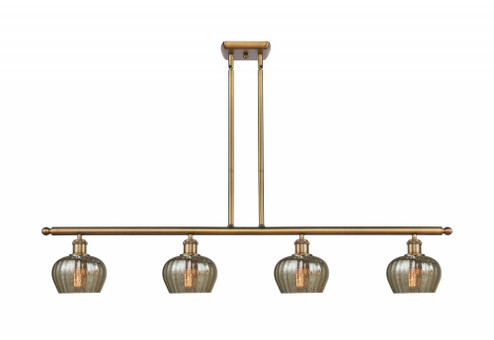 Fenton - 4 Light - 48 inch - Brushed Brass - Stem hung - Island Light (3442|516-4I-BB-G96-LED)