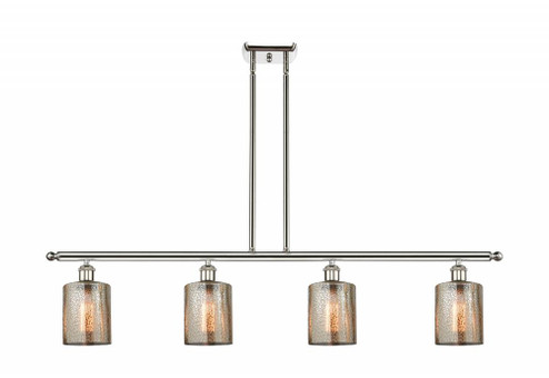 Cobbleskill - 4 Light - 48 inch - Polished Nickel - Cord hung - Island Light (3442|516-4I-PN-G116)