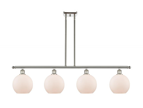 Athens - 4 Light - 48 inch - Polished Nickel - Stem hung - Island Light (3442|516-4I-PN-G121)