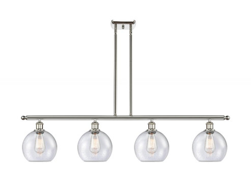 Athens - 4 Light - 48 inch - Polished Nickel - Cord hung - Island Light (3442|516-4I-PN-G124)