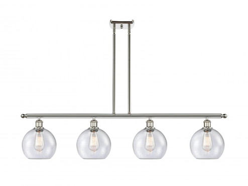 Athens - 4 Light - 48 inch - Polished Nickel - Stem hung - Island Light (3442|516-4I-PN-G124-LED)