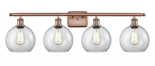 Athens - 4 Light - 38 inch - Antique Copper - Bath Vanity Light (3442|516-4W-AC-G122)