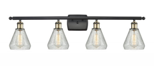 Conesus - 4 Light - 36 inch - Black Antique Brass - Bath Vanity Light (3442|516-4W-BAB-G275)