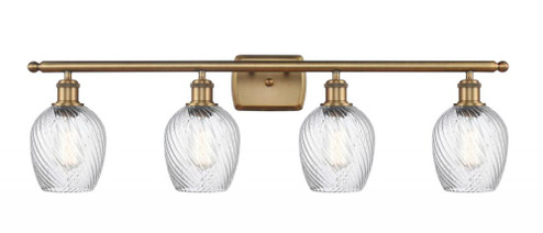Salina - 4 Light - 36 inch - Brushed Brass - Bath Vanity Light (3442|516-4W-BB-G292)