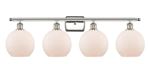 Athens - 4 Light - 38 inch - Polished Nickel - Bath Vanity Light (3442|516-4W-PN-G121)