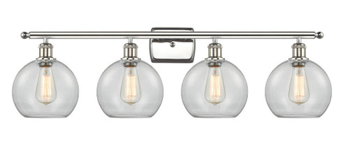 Athens - 4 Light - 38 inch - Polished Nickel - Bath Vanity Light (3442|516-4W-PN-G122)