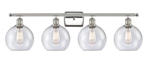 Athens - 4 Light - 38 inch - Polished Nickel - Bath Vanity Light (3442|516-4W-PN-G124-LED)