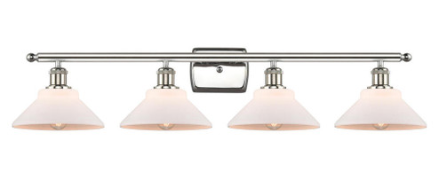 Orwell - 4 Light - 38 inch - Polished Nickel - Bath Vanity Light (3442|516-4W-PN-G131-LED)