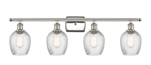 Salina - 4 Light - 36 inch - Polished Nickel - Bath Vanity Light (3442|516-4W-PN-G292)