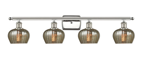 Fenton - 4 Light - 37 inch - Polished Nickel - Bath Vanity Light (3442|516-4W-PN-G96)