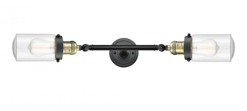 Dover - 2 Light - 5 inch - Black Antique Brass - Adjustable Bath Vanity Light (3442|208L-BAB-G314)