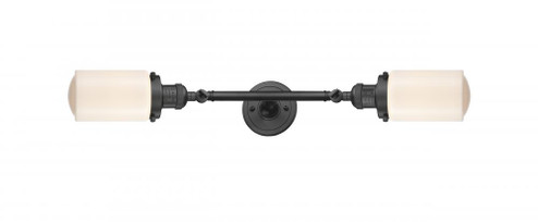 Dover - 2 Light - 5 inch - Oil Rubbed Bronze - Adjustable Bath Vanity Light (3442|208L-OB-G311-LED)