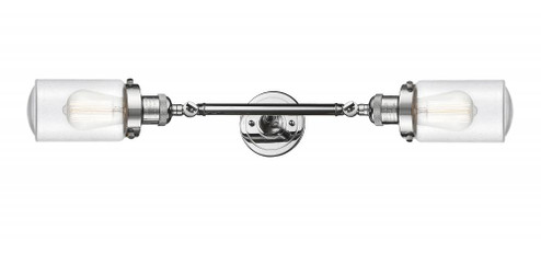 Dover - 2 Light - 5 inch - Polished Chrome - Adjustable Bath Vanity Light (3442|208L-PC-G314-LED)