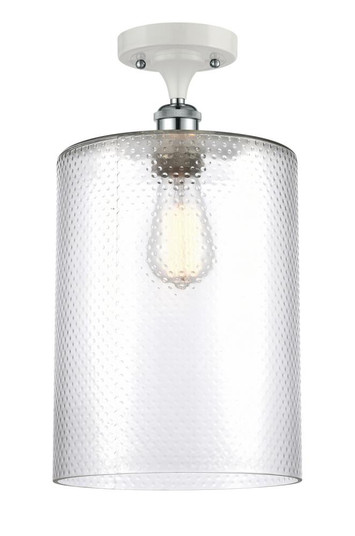 Cobbleskill - 1 Light - 9 inch - White Polished Chrome - Semi-Flush Mount (3442|516-1C-WPC-G112-L)