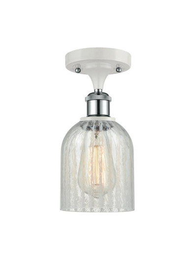 Caledonia - 1 Light - 5 inch - White Polished Chrome - Semi-Flush Mount (3442|516-1C-WPC-G2511-LED)