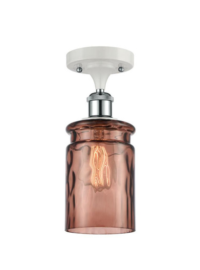 Candor 1 Light Semi-Flush Mount (3442|516-1C-WPC-G352-TOF)