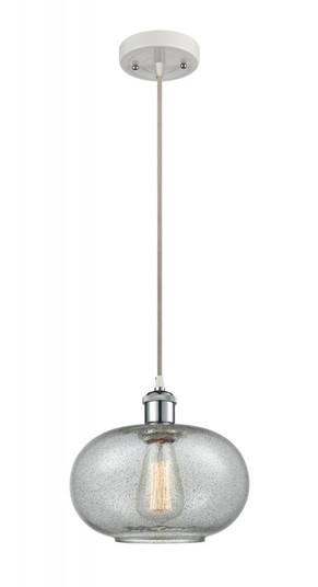 Gorham - 1 Light - 10 inch - White Polished Chrome - Cord hung - Mini Pendant (3442|516-1P-WPC-G247)