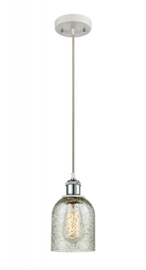 Caledonia - 1 Light - 5 inch - White Polished Chrome - Cord hung - Mini Pendant (3442|516-1P-WPC-G259)