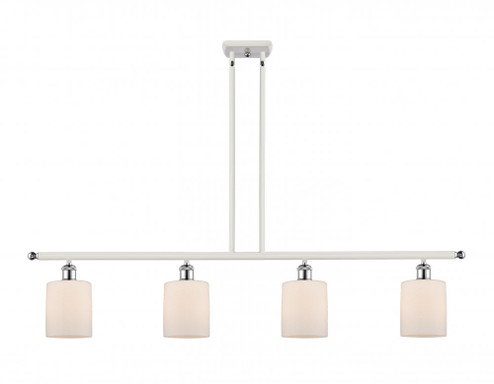Cobbleskill - 4 Light - 48 inch - White Polished Chrome - Stem hung - Island Light (3442|516-4I-WPC-G111)